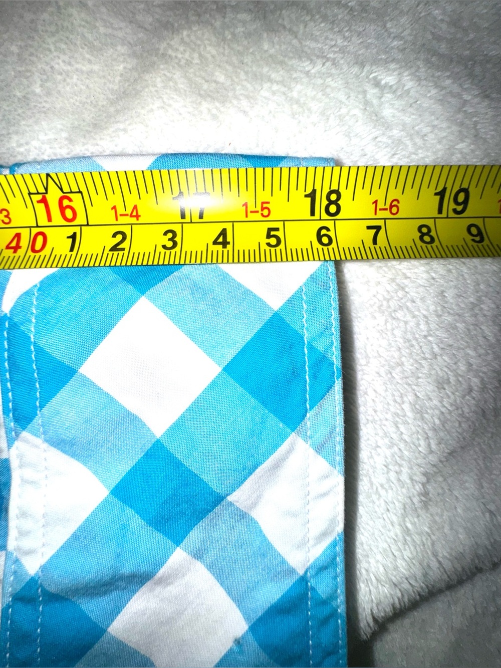 Lilly Pulitzer vintage Turquoise Blue White Gingham Belted Shirt Dress Size 8 - Picture 9 of 12